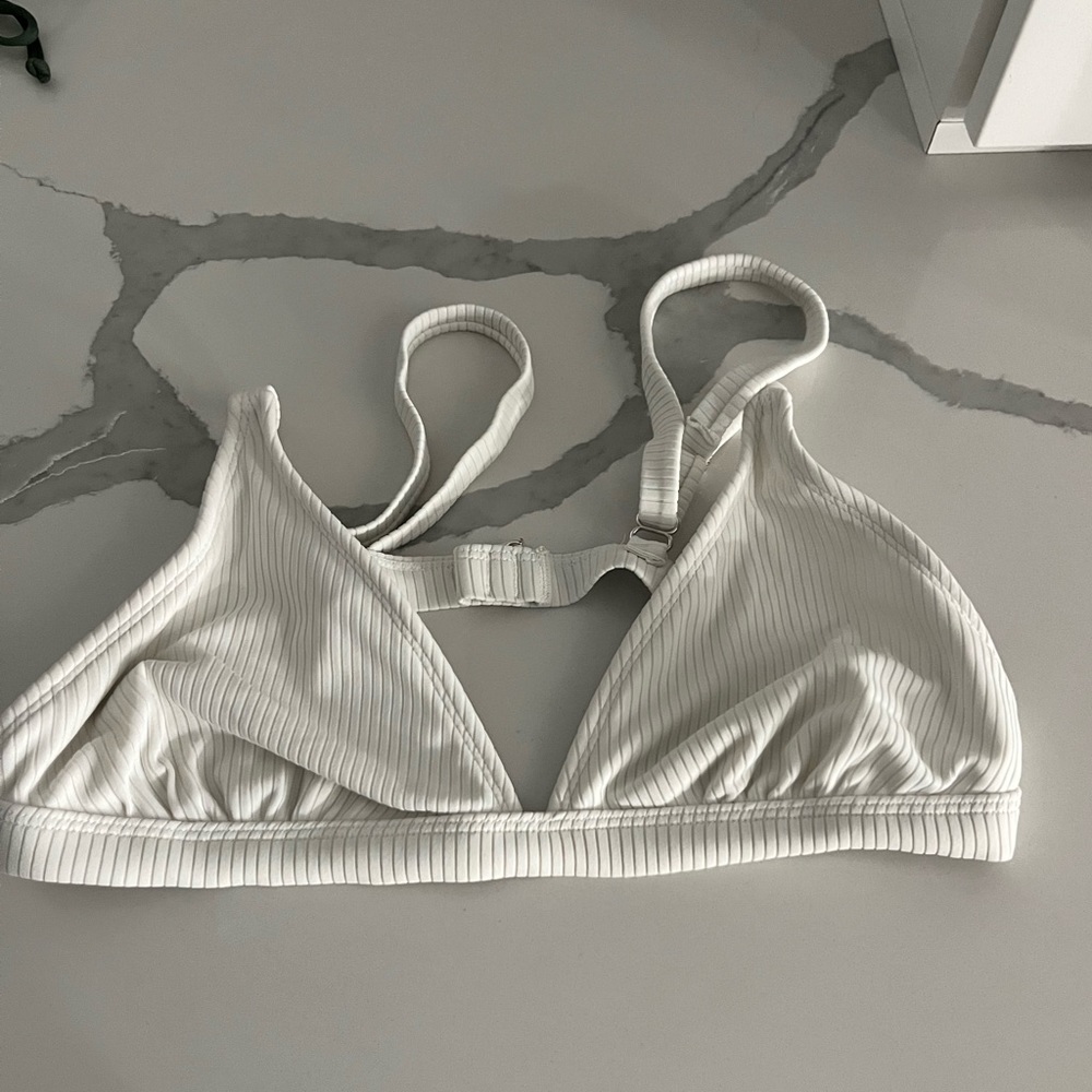 Target white bikini top